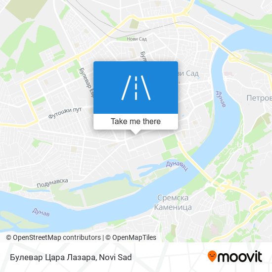 Булевар Цара Лазара map