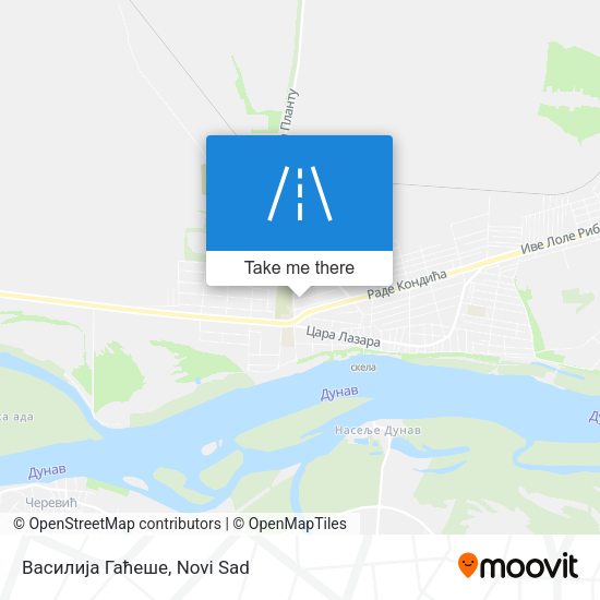 Василија Гаћеше map