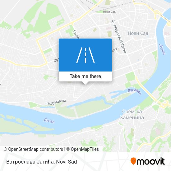 Ватрослава Јагића map