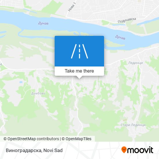 Виноградарска map