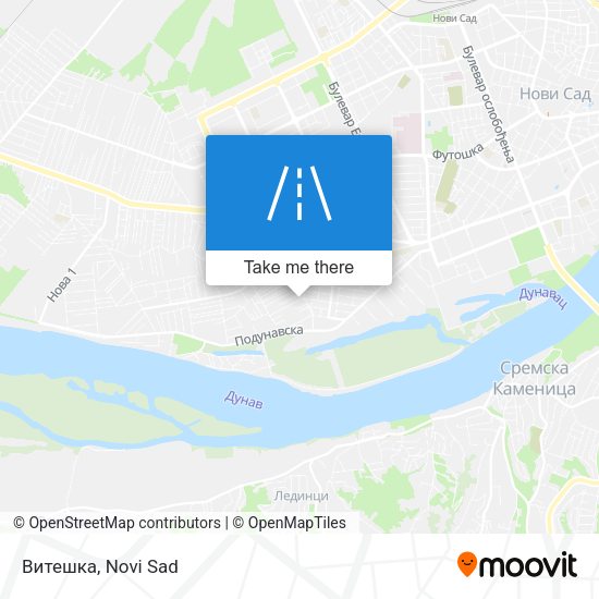 Витешка map