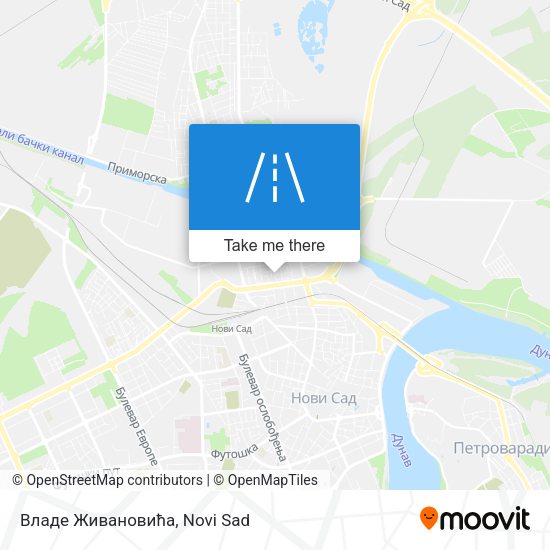Владе Живановића map