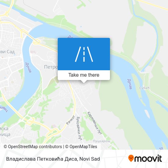 Владислава Петковића Диса map