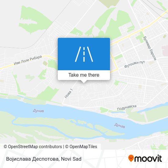 Војислава Деспотова map