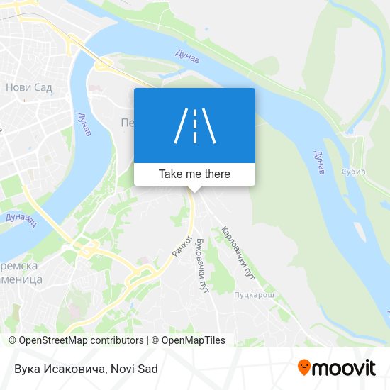 Вука Исаковича map