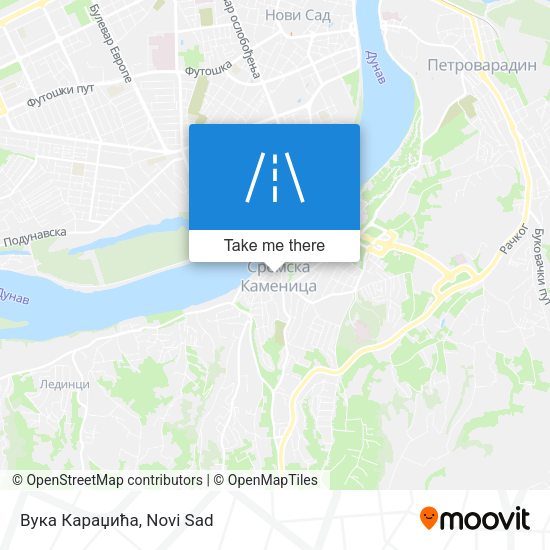 Вука Караџића map