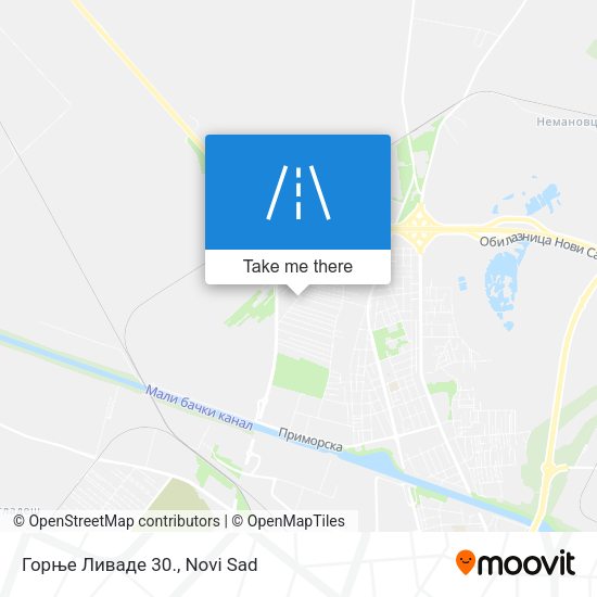 Горње Ливаде 30. map