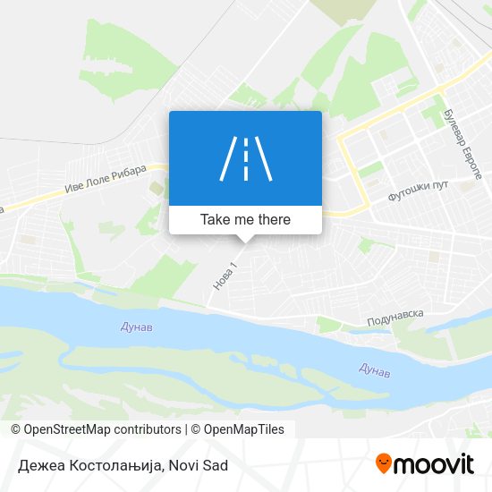 Дежеа Костолањија map