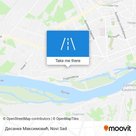Десанке Максимовић map