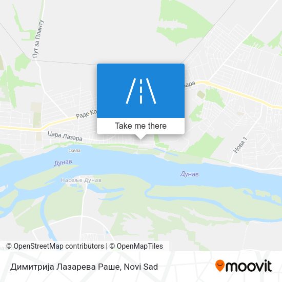 Димитрија Лазарева Раше map