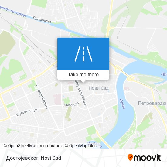 Достојевског map