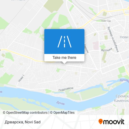 Дрварска map
