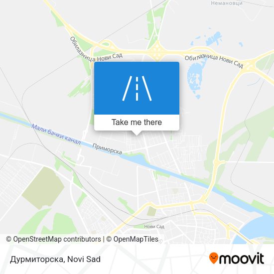 Дурмиторска map