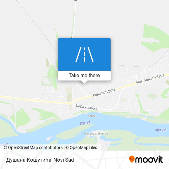 Душана Кошутића map