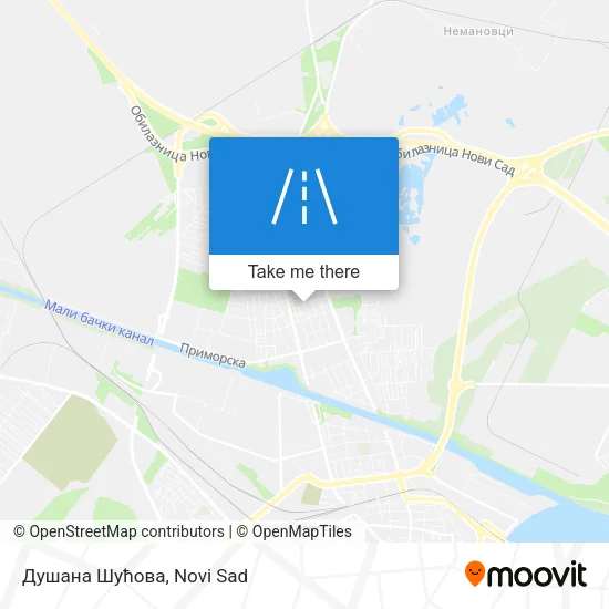 Душана Шућова map