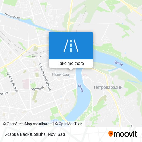 Жарка Васиљевића map
