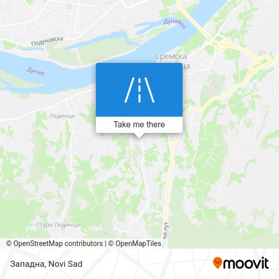 Западна map
