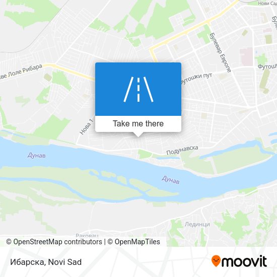 Ибарска map