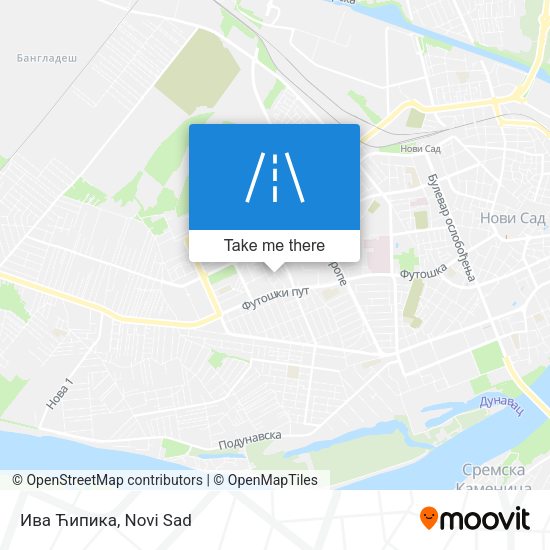 Ива Ћипика map
