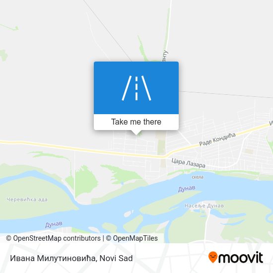 Ивана Милутиновића map