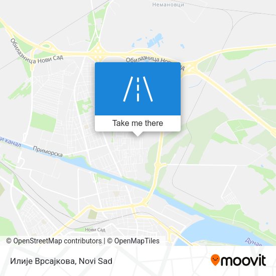 Илије Врсајкова map