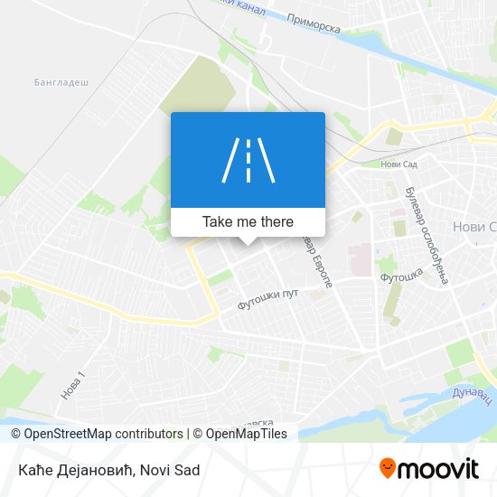 Каће Дејановић map