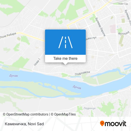 Каменичка map