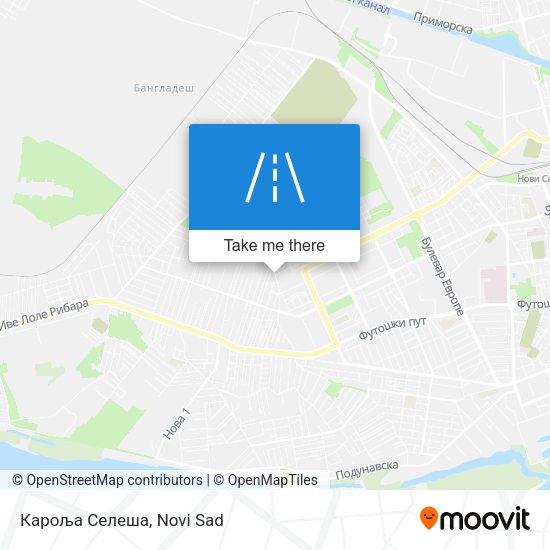 Кароља Селеша map