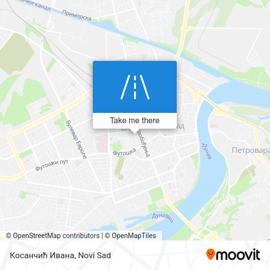 Косанчић Ивана map
