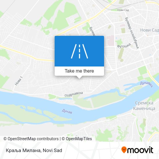 Краља Милана map