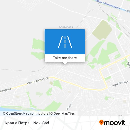 Краља Петра I map