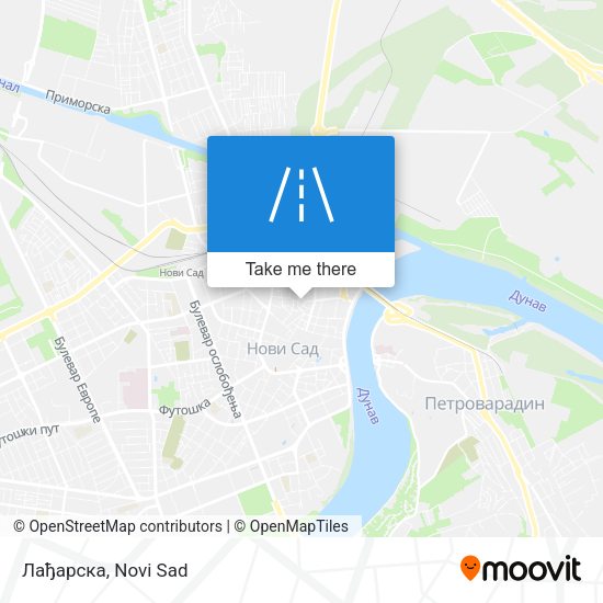 Лађарска map