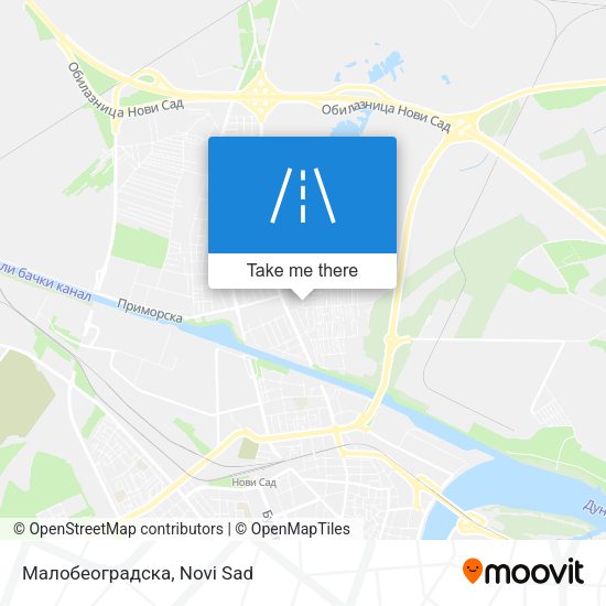 Малобеоградска map