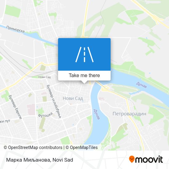 Марка Миљанова map