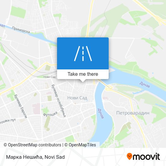 Марка Нешића map