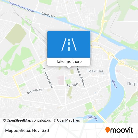 Мародићева map