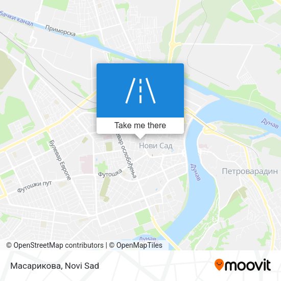 Масарикова map
