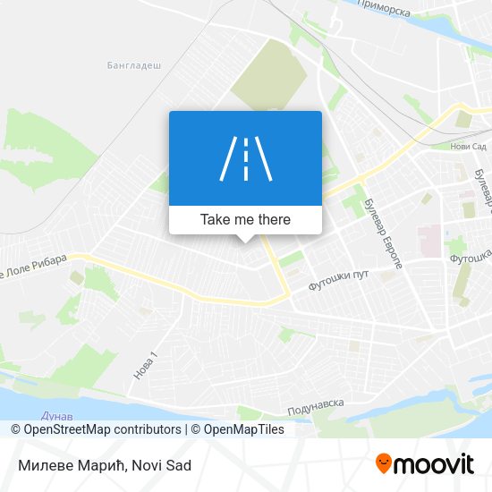 Милеве Марић map