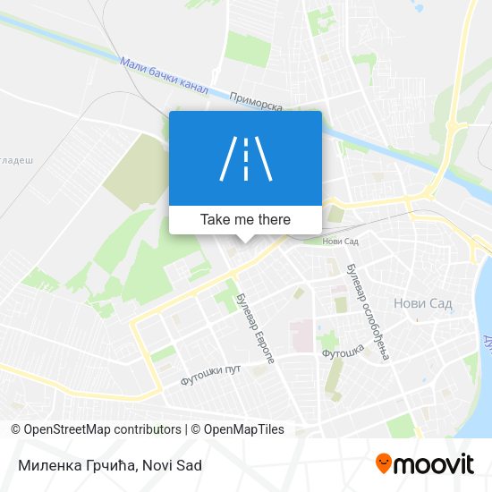 Миленка Грчића map