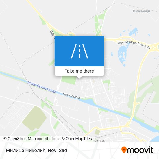 Милице Николић map