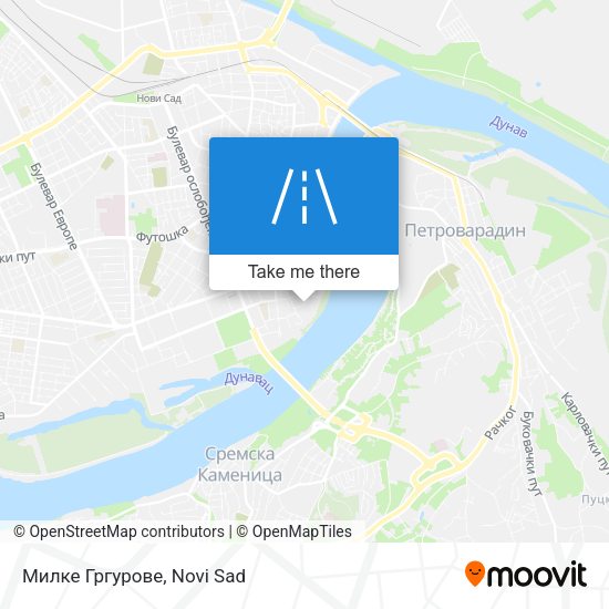 Милке Гргурове map