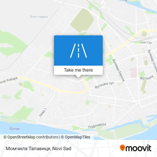 Момчила Тапавице map