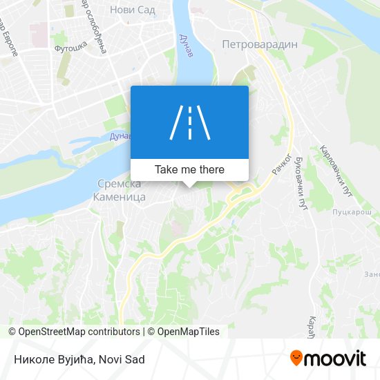 Николе Вујића map