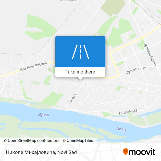 Николе Михајловића map