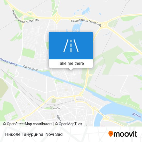 Николе Танурџића map