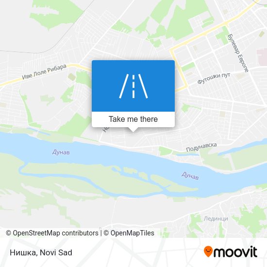 Нишка map