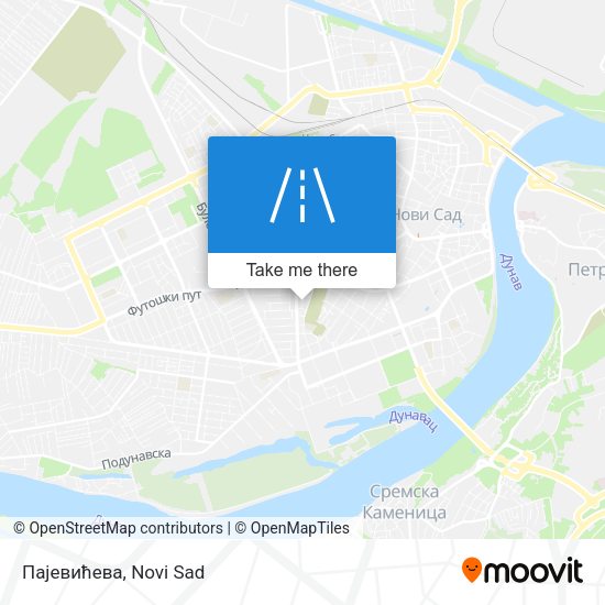 Пајевићева map