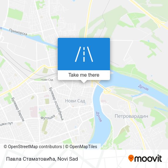 Павла Стаматовића map