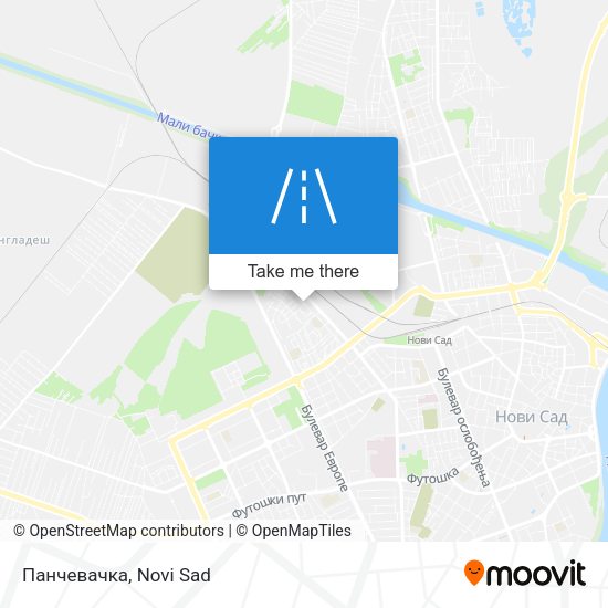 Панчевачка map