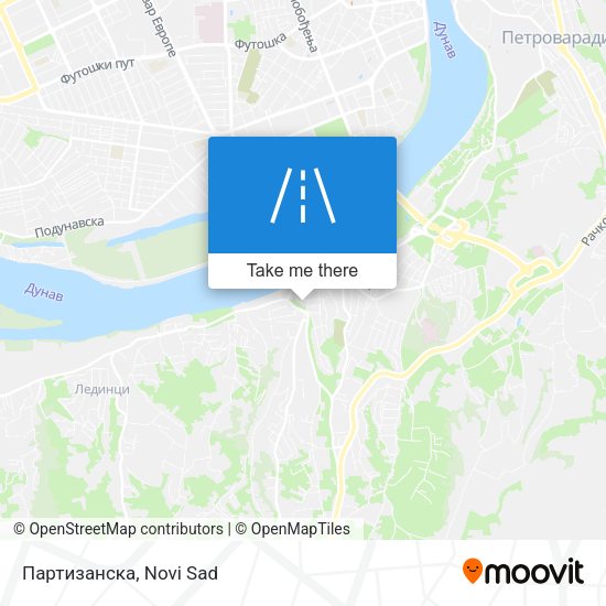 Партизанска map